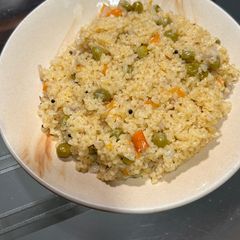 A picture of Broken wheat upma.
