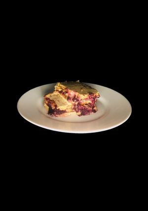 A picture of Gooey blueberry Bars.