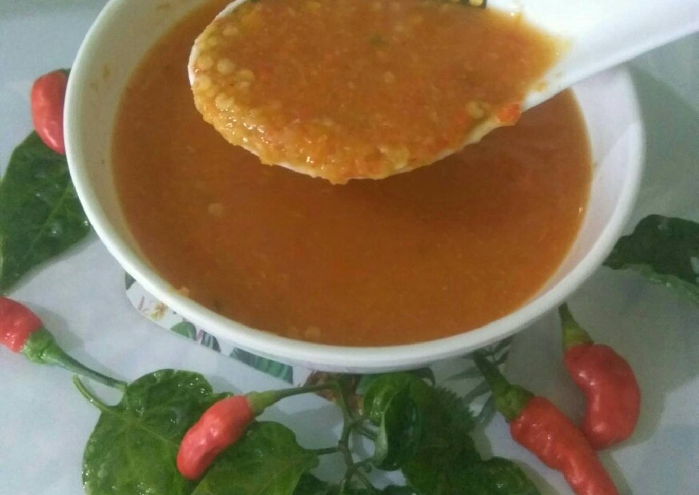 Sambal untuk soto/bakso/mi ayam/sop yang pedesss nya mantep🔥🔥