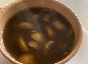 Una foto de Sopa de hongo del Ajusco
