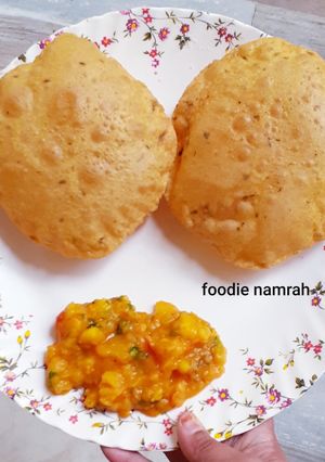 A picture of Bedmi poori.