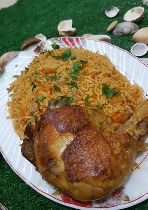 صورة لوصفة ارز محمر لذيذ جدا