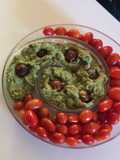 Espiral de paltas y tomates Cherry