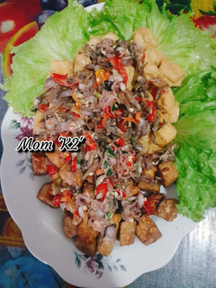 Foto resep TAHU TEMPE GORENG SAMBAL MATAH TERI MOM 'K2'