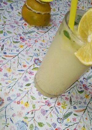 A picture of Orange mojito mocktail.