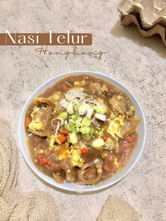 Foto resep Nasi Telur Hongkong