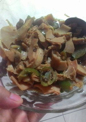 Foto resep Oseng rebung tempe