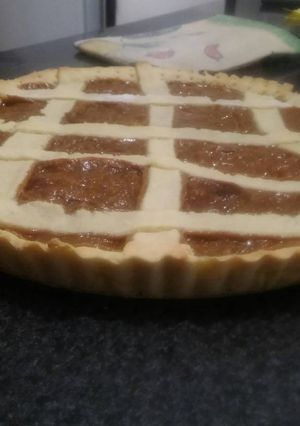 Una foto de Pasta frola de dulce de leche