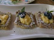 A picture of blueberry tart