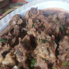 Fried Goat Meat A picture of Fried Goat Meat.