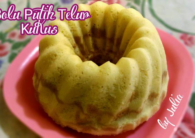 Bagaimana Membuat 517. Bolu Putih Telur Kukus Marmer Anti Gagal