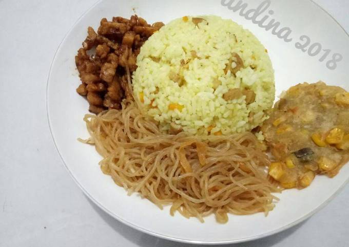 Resep Nasi goreng bumbu kuning oleh Andina Puspita - Cookpad