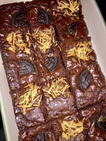 Langkah Gampang Membikin Resep 5. Fudgy Brownies Shiny Crust yang Bikin Ngiler Anti Ribet, Menggugah Selera