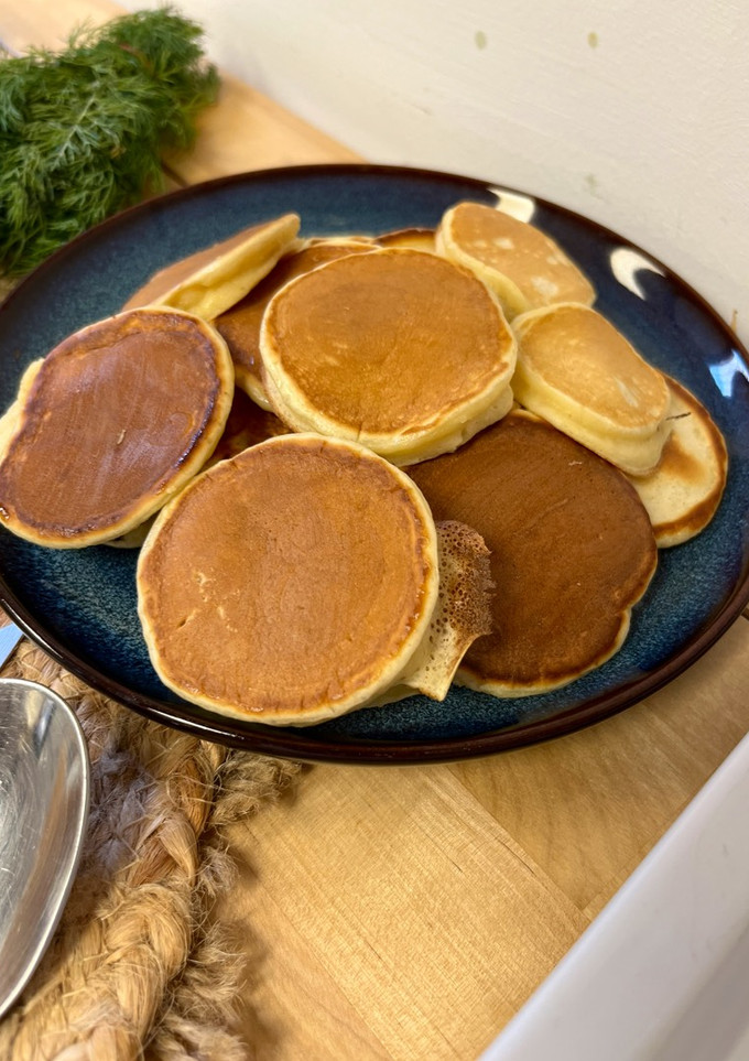 Una foto de Blinis ¡la base perfecta para canapés!