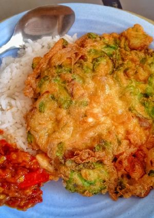 Foto resep Telur dadar pare anti pahit