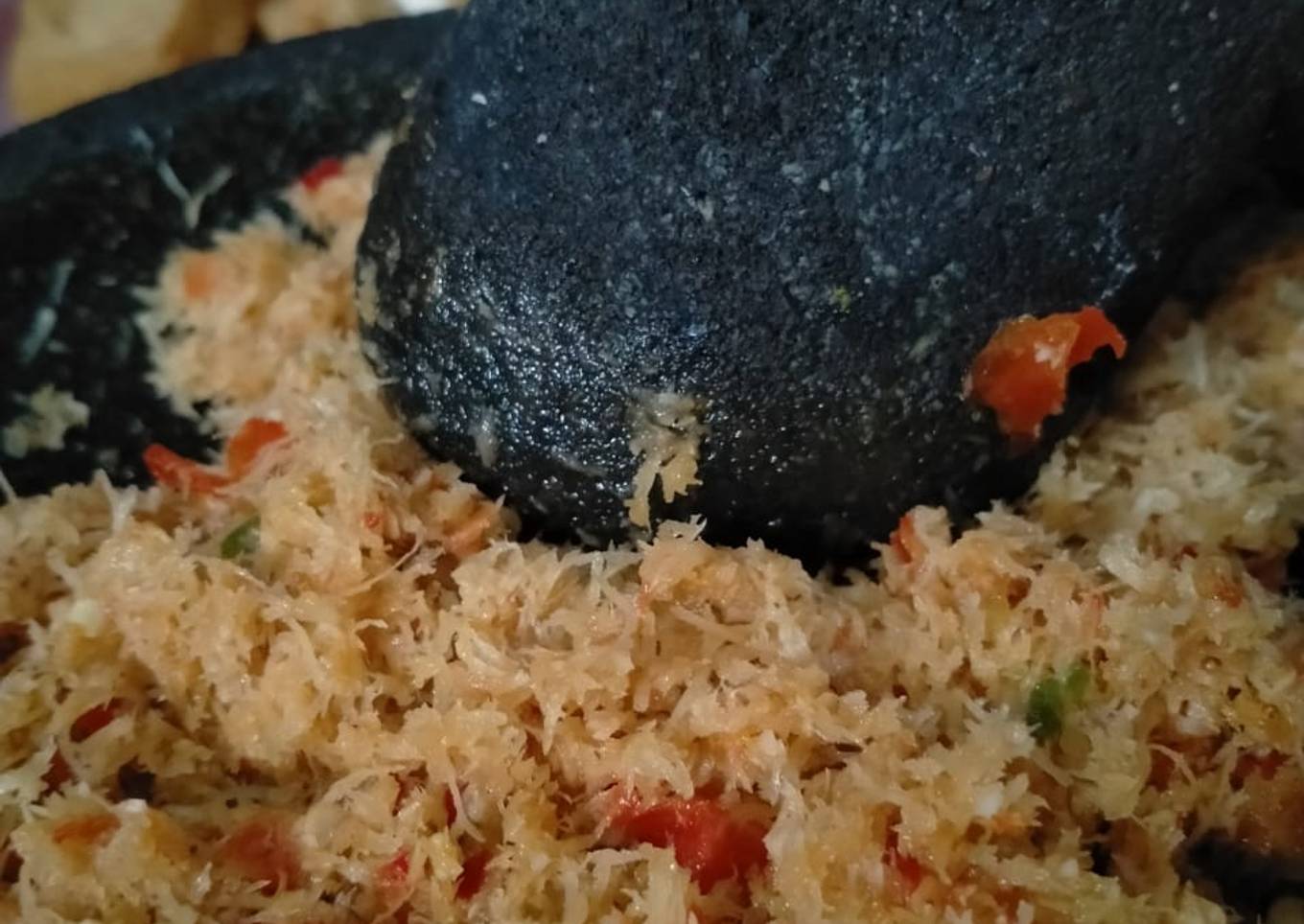 Sambal urap kelapa mudah dan enak