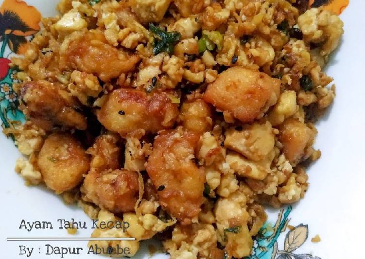 Ayam Popcorn Tahu Kecap