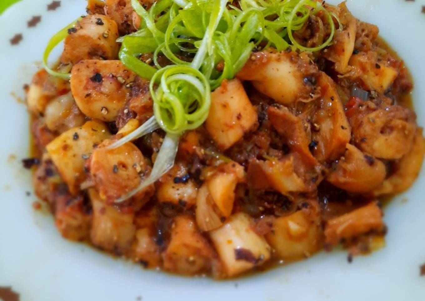 Gurita masak Nakji Bokkeum