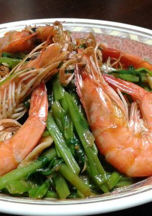 Foto resep Cah Kangkung udang Terasi