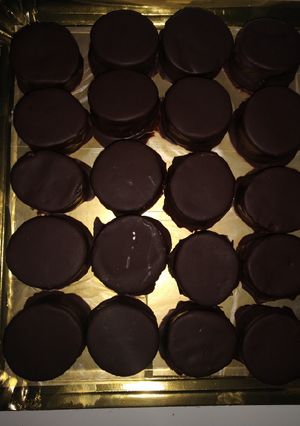 Una foto de Alfajores de chocolate