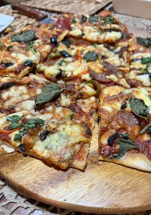 Una foto de Masa de pizza a la piedra