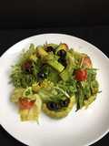 Summer Salad with Avocado and Olives