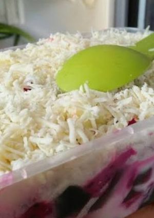 Foto resep Salad buah jeli mudah dan endoll