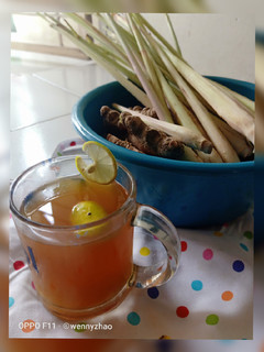 Foto resep Wedang rempah with lemon