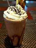Frappé de galleta con chispas de chocolate... Riquísimo!