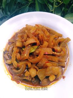 Foto resep Oseng kikil pedas