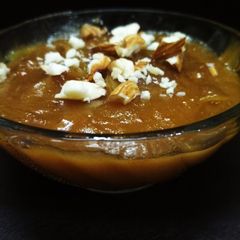 Besan halwa A picture of Besan halwa.