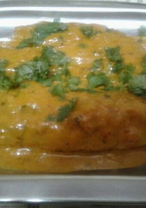A picture of Soyabean malai chaap.