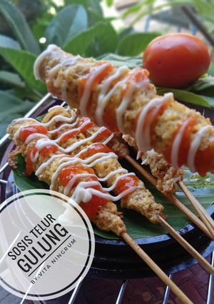 Foto resep Sosis Telur Gulung