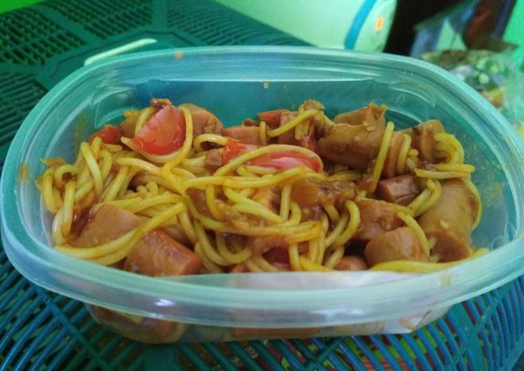  Resep  Spageti Sosis 