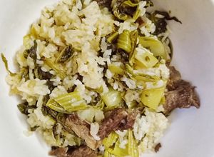 Hình của món Cơm rang dưa bò.