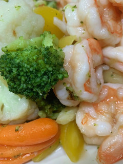 蒜香蝦球の冷凍綜合蔬菜 的食譜成品照片