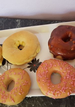 Una foto de Donas Súper FÁCILES Y AL HORNO🥯🥯