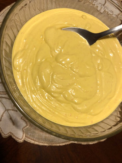 Una foto de Crema a la huancaína