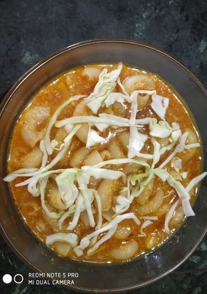 Tamatar aur nariyal ke doodh mei paki macaroni रेसिपी मुख्य फोटो