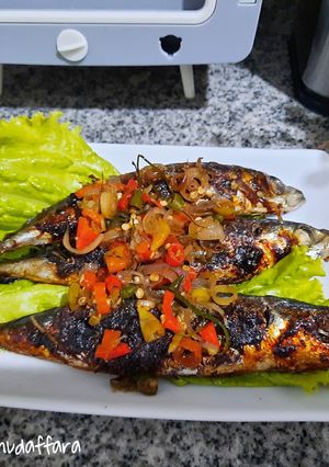 Foto resep Ikan cue panggang sambal matah
