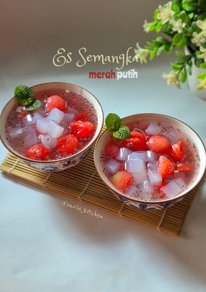Foto resep Es Semangka Merah Putih