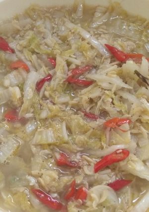Foto resep Tumis sawi putih dan udang rebon