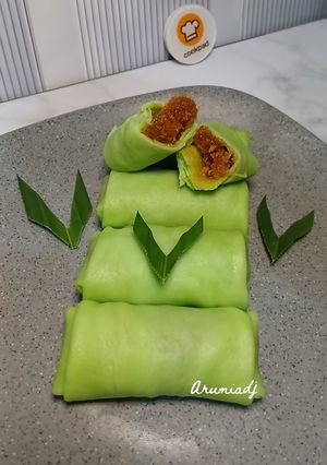 Foto resep Dadar Gulung Isi Unti Kelapa