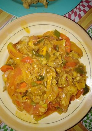Foto resep Cumi goreng tepung saus asam pedas manis