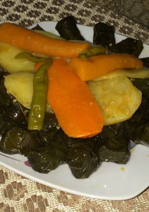 صورة لوصفة محشي ورق العنب