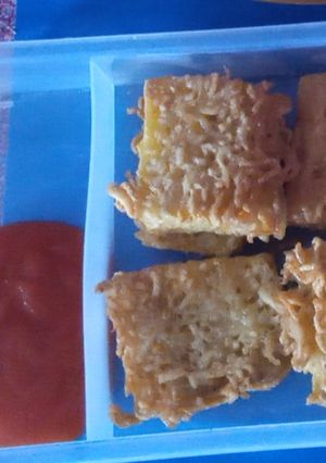 Foto resep Omlet mie kuning