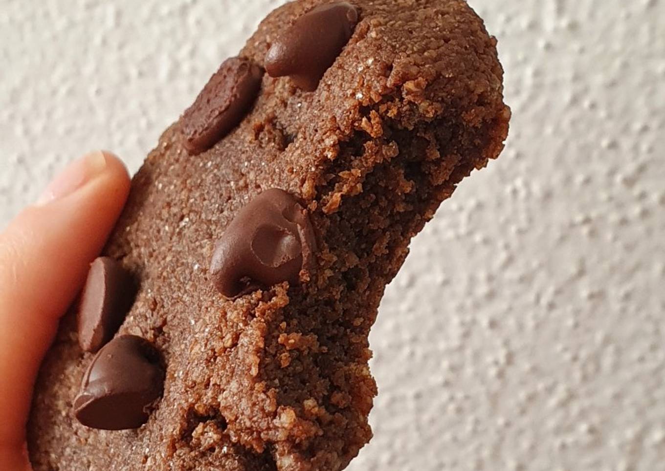Galletas doble chocolate con harina de almendras