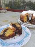 Κέικ κλασικό με βανίλια-κακάο🤍🤎🍰