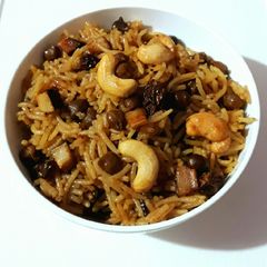 A picture of Chana Pulao.