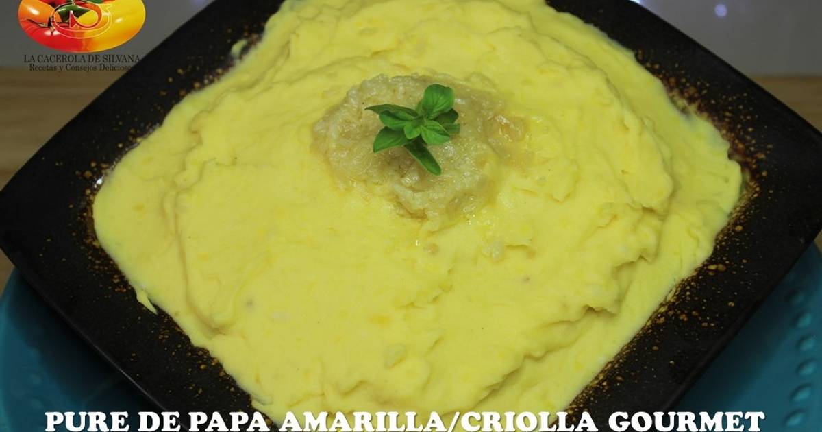 Puré de papa amarilla/criolla gourmet - recetas navideñas Receta de La  Cacerola de Silvana- Cookpad
